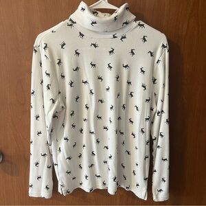 Deer Turtleneck